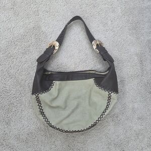 Sondra Roberts Faux Leather Boho Shoulder Bag